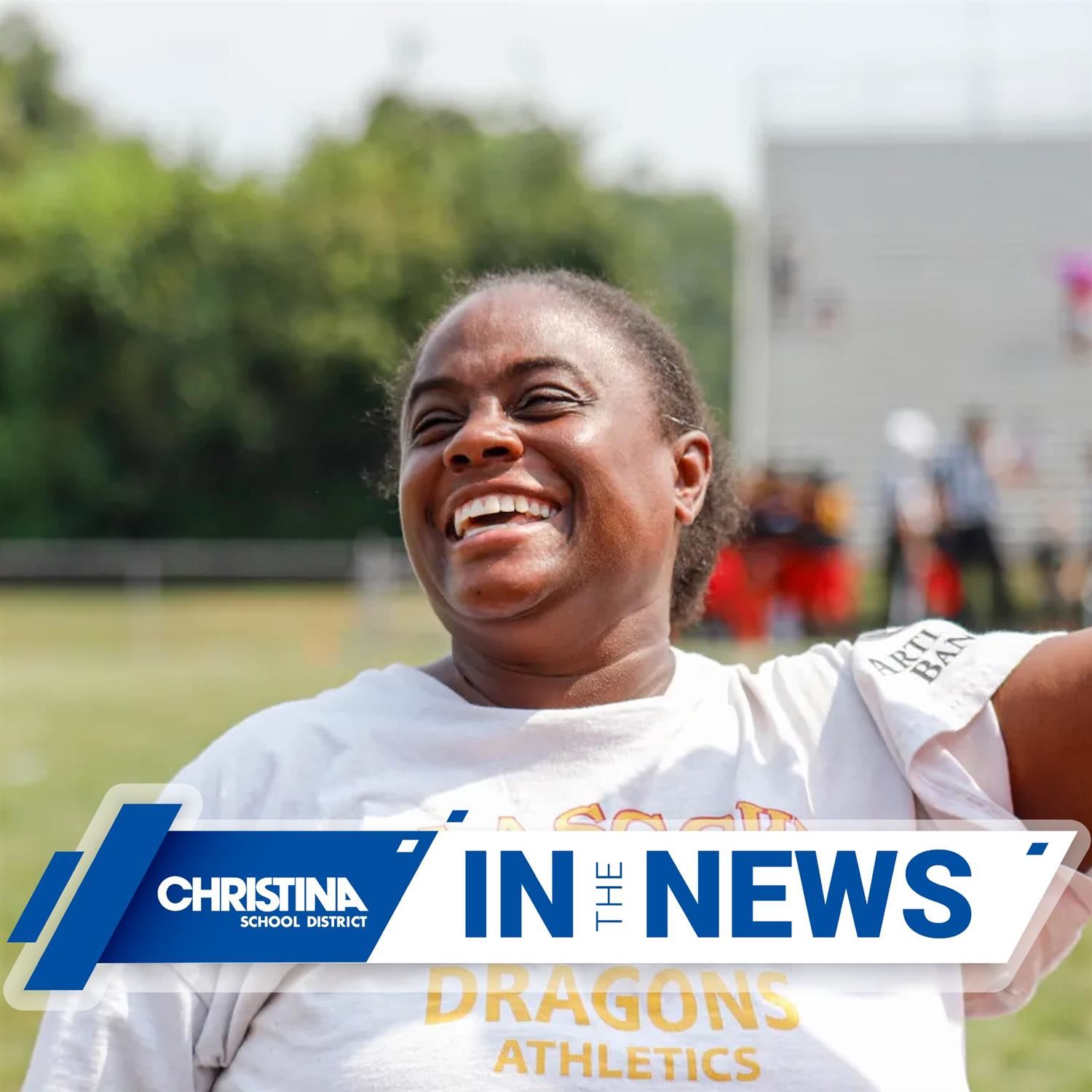  Photo of Monica Wise chain crew member at Glasgow High School football game